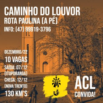 Rota Paulina (a pé) - Dezembro/2022