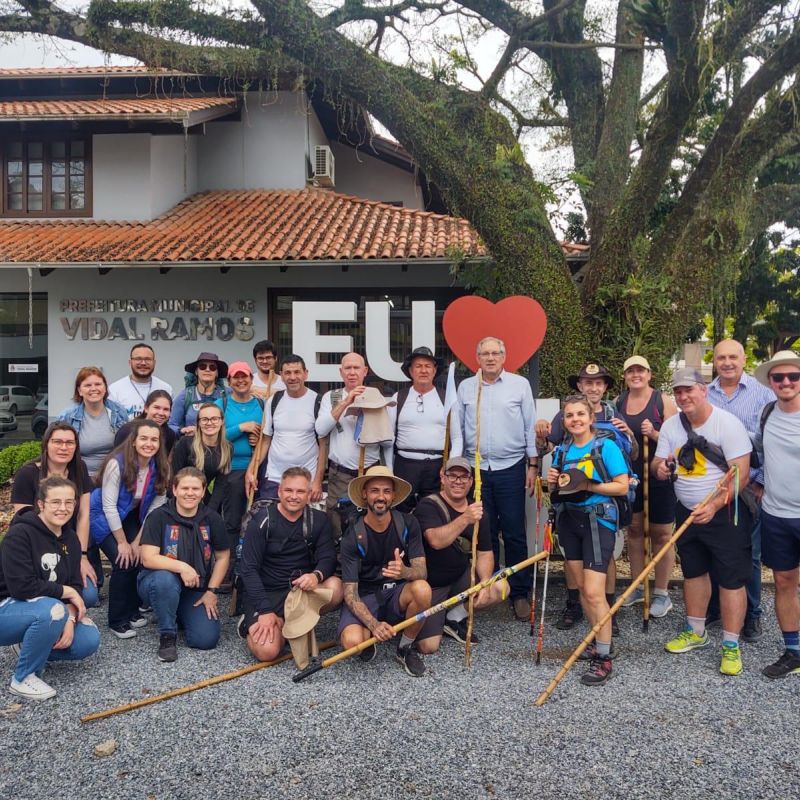 13/10/2022 - Caminho do Louvor em Vidal Ramos