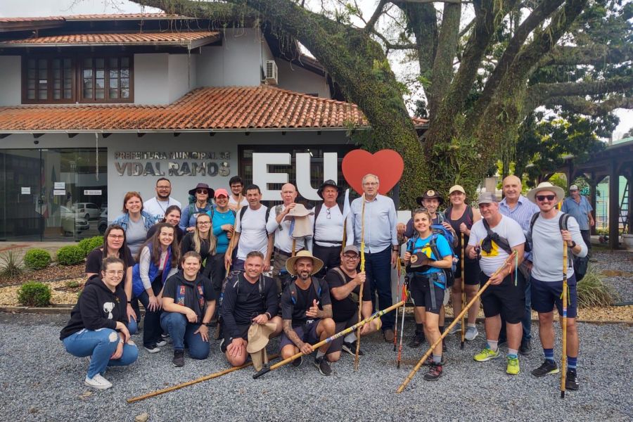 13/10/2022 - Caminho do Louvor em Vidal Ramos