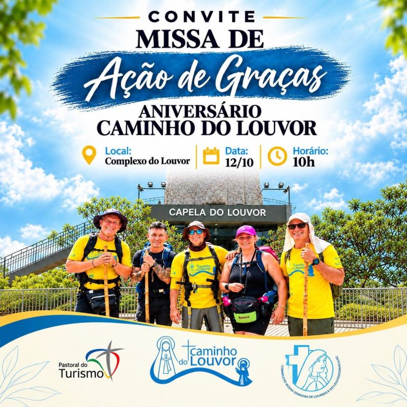 Caminho do Louvor celebra mais um ano com momento de oração e gratidão