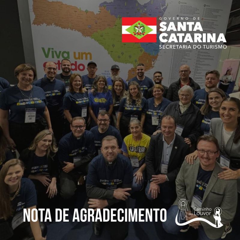NOTA DE AGRADECIMENTO