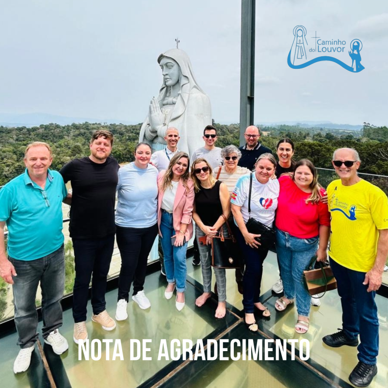 NOTA DE AGRADECIMENTO