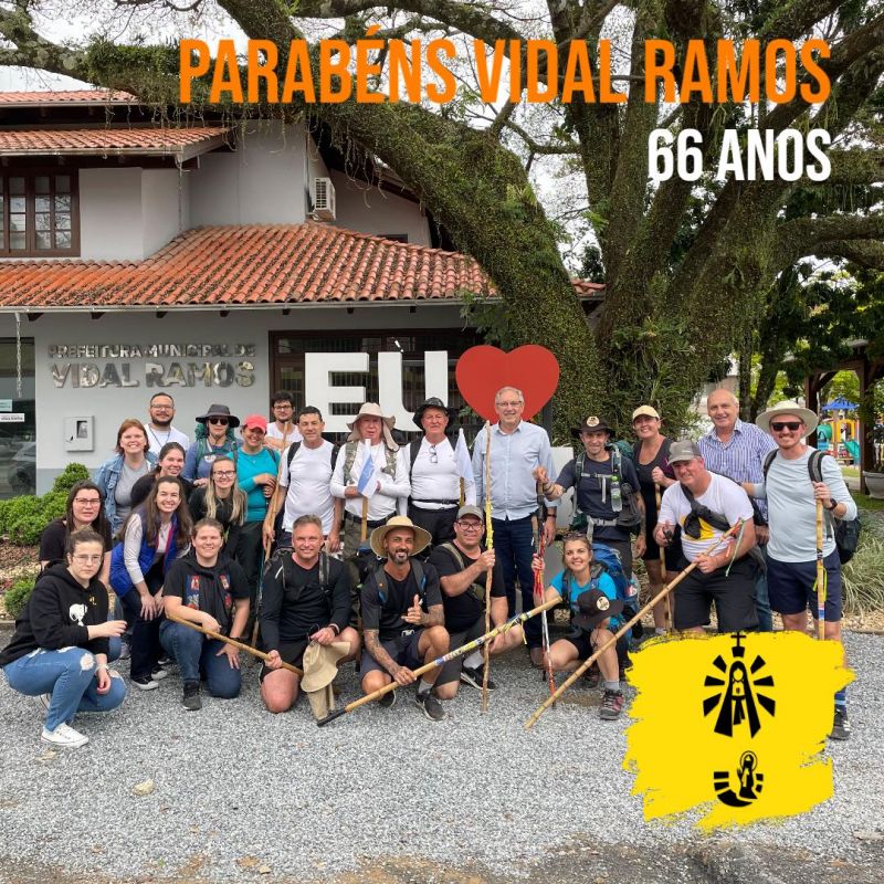 Parabéns Vidal Ramos - 66 anos !